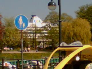 0805warnemünde, erster Blick auf's "Hotel"